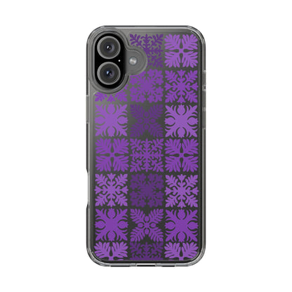 Clear Purple Hawaiian Quilt Standard