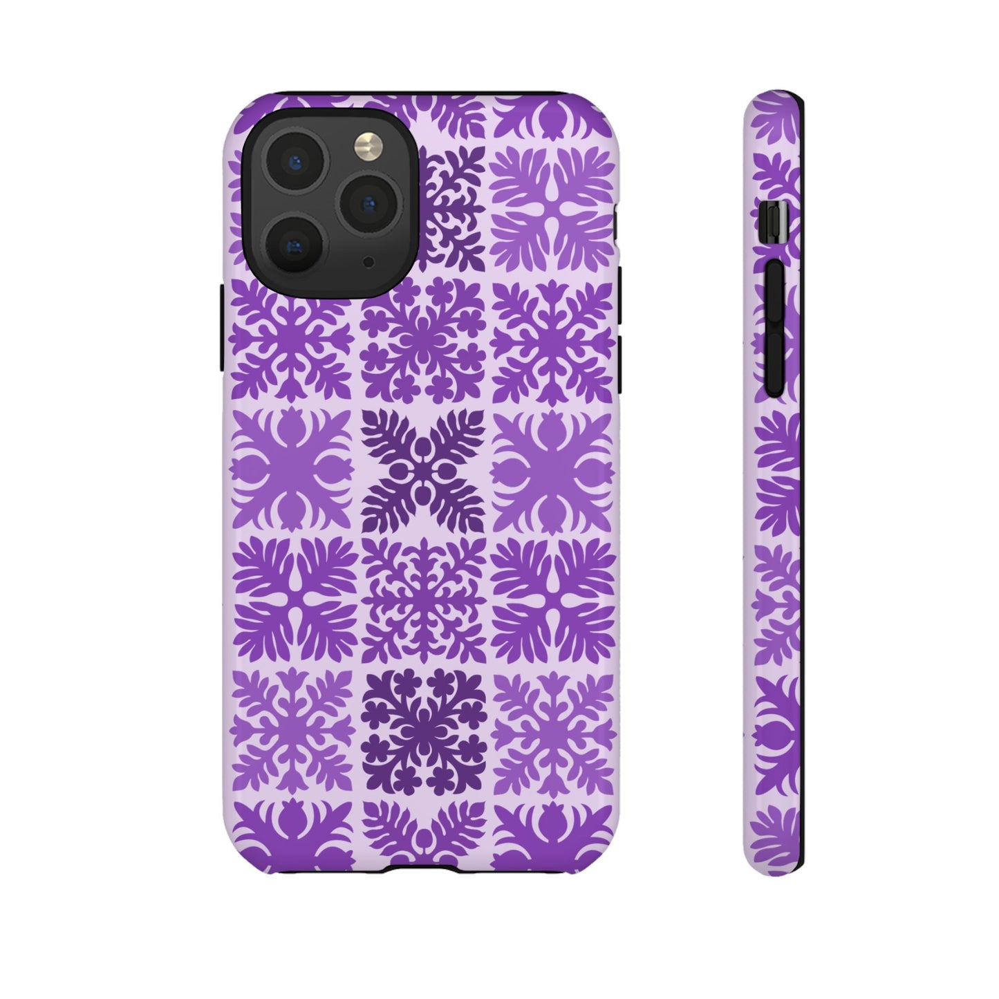 Light Purple Hawaiian Quilt Standard