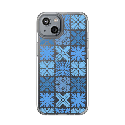 Clear Blue Hawaiian Quilt Standard