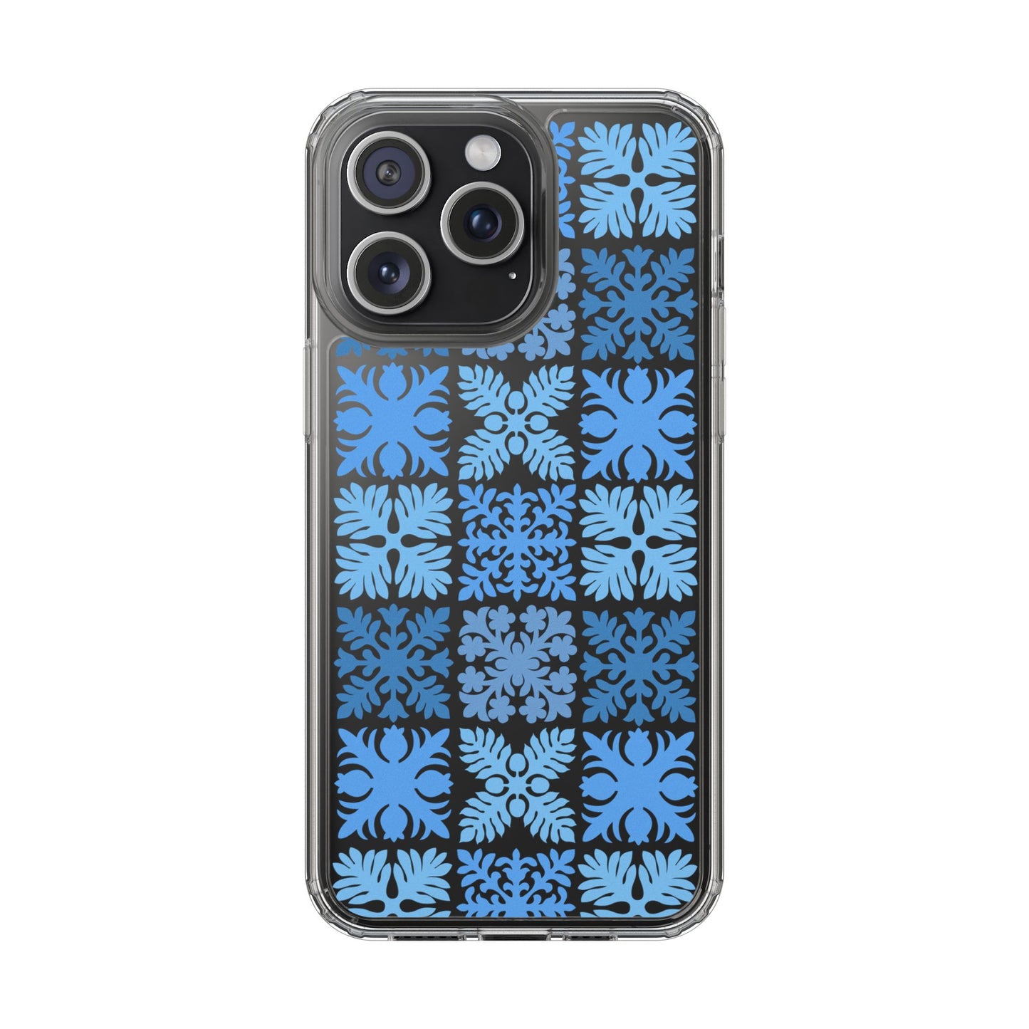Clear Blue Hawaiian Quilt Standard