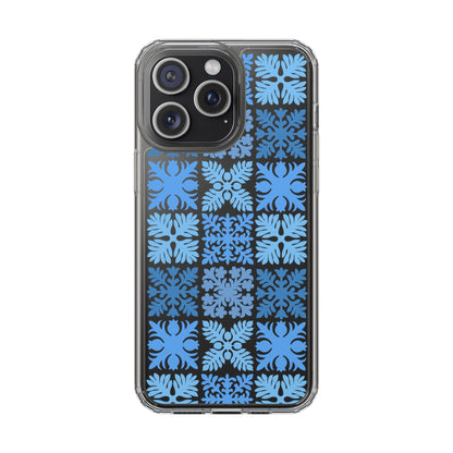 Clear Blue Hawaiian Quilt Standard