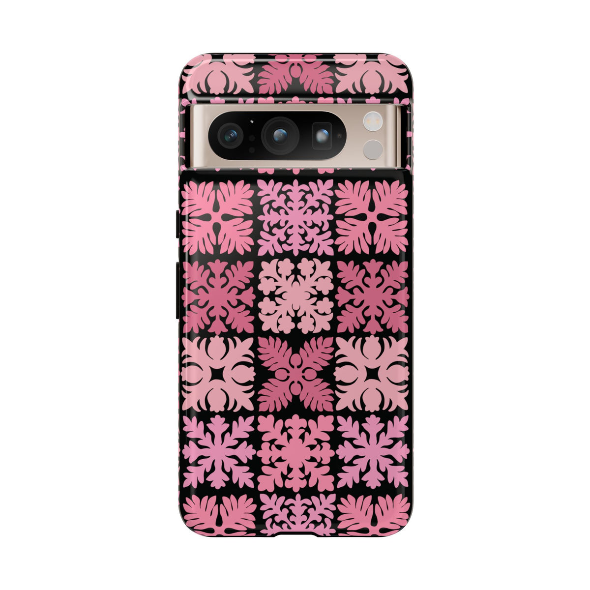Black Hawaiian Quilt Standard - Google Pixel