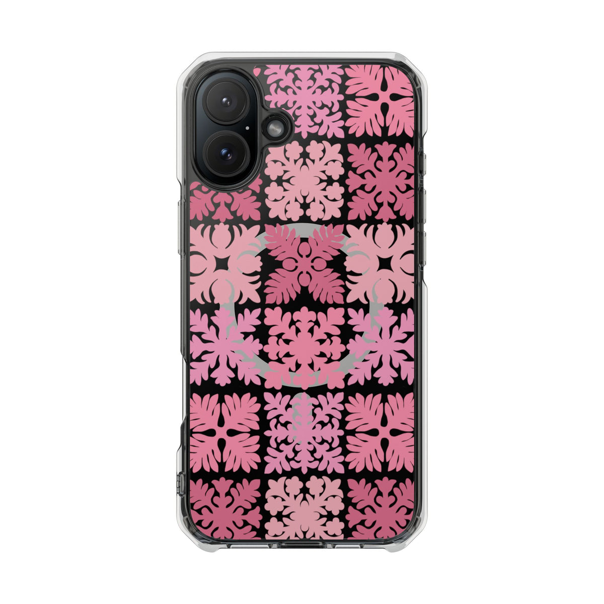 Clear Pink Hawaiian Quilt MagSafe