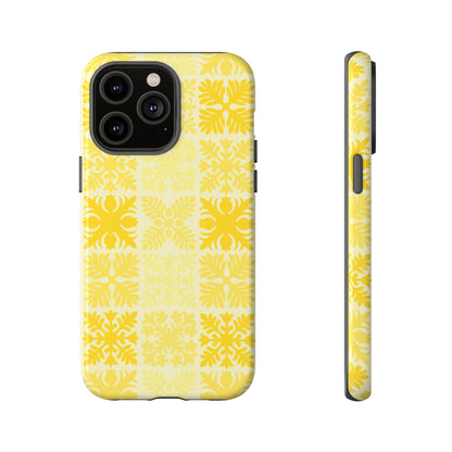 Yellow Hawaiian Quilt Standard