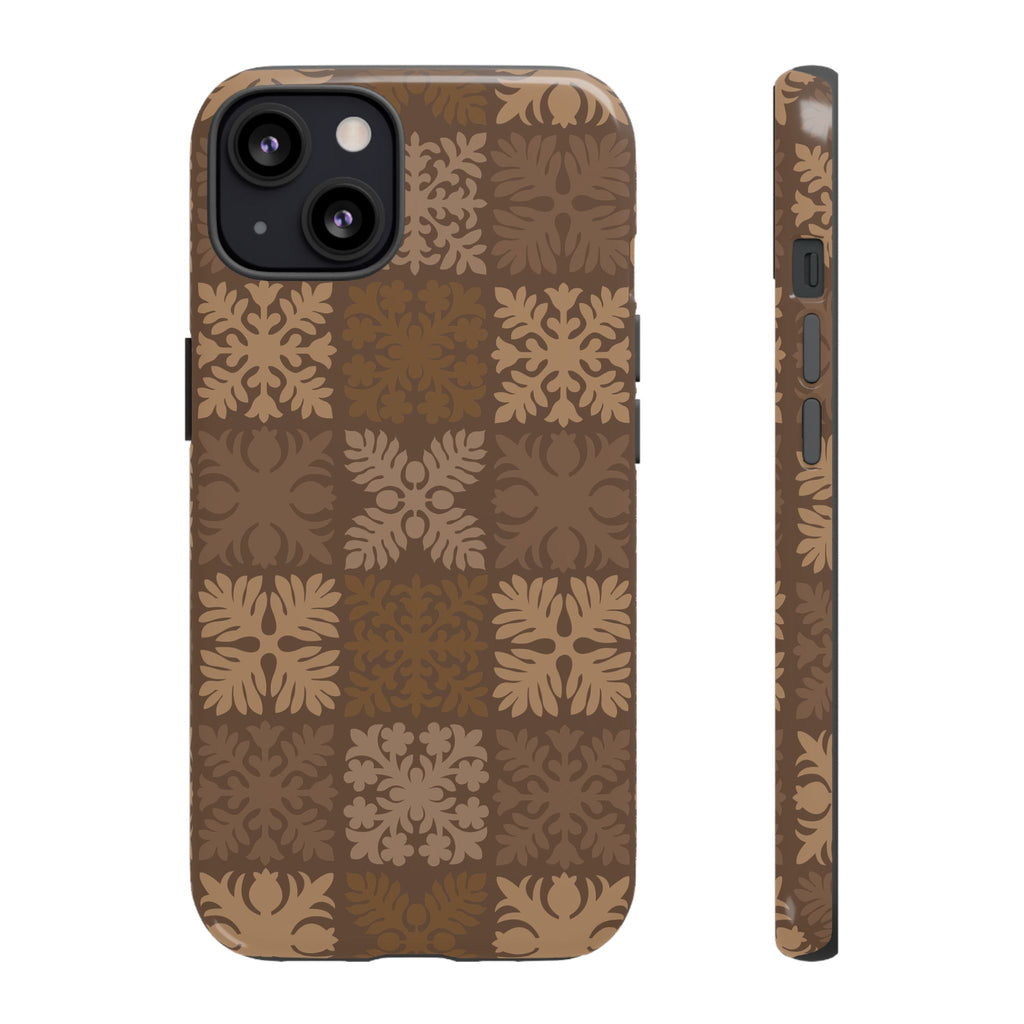 Brown Hawaiian Quilt Standard