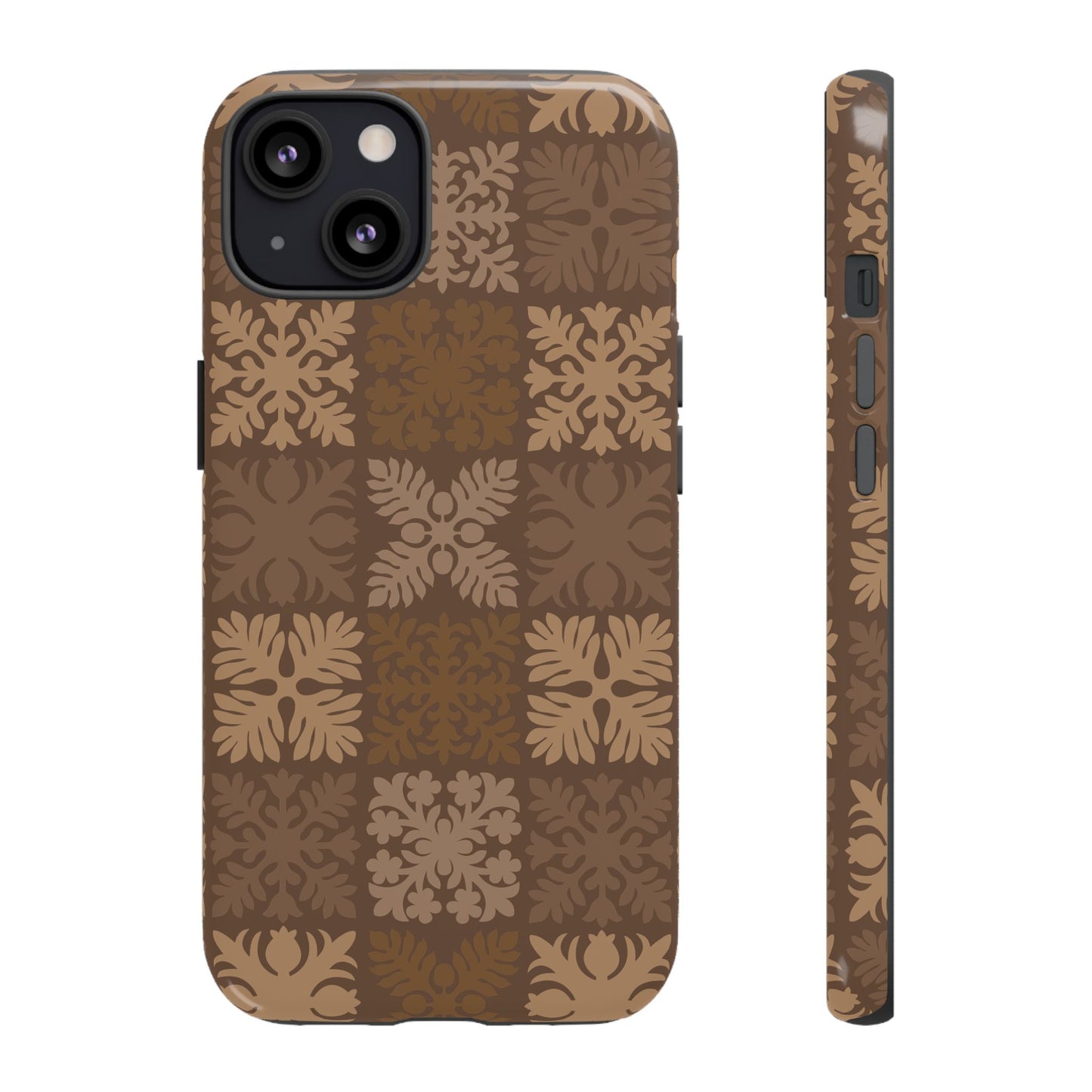 Brown Hawaiian Quilt Standard