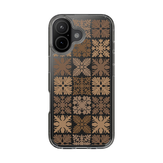 Clear Brown Hawaiian Quilt Standard