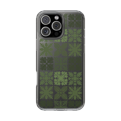 Clear Green Hawaiian Quilt Standard