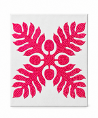 Hawaiian Quilt Bedazzled Canvas Art Kit