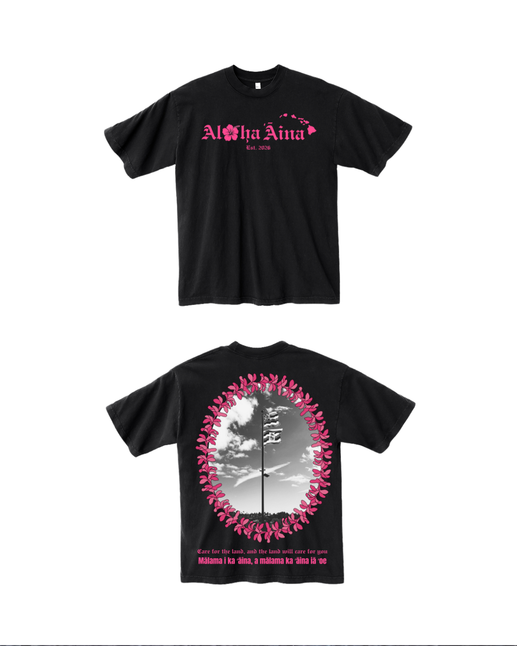(Pre-Order) Black Aloha ʻĀina Shirt